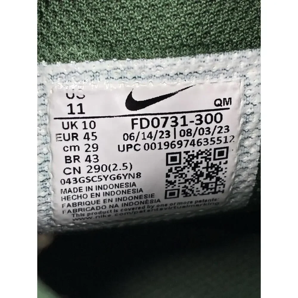 Nike SB Zoom Blazer Mid Fr Green White Men’s 11 US Skateboarding FD0731-300 - Picture 7 of 8